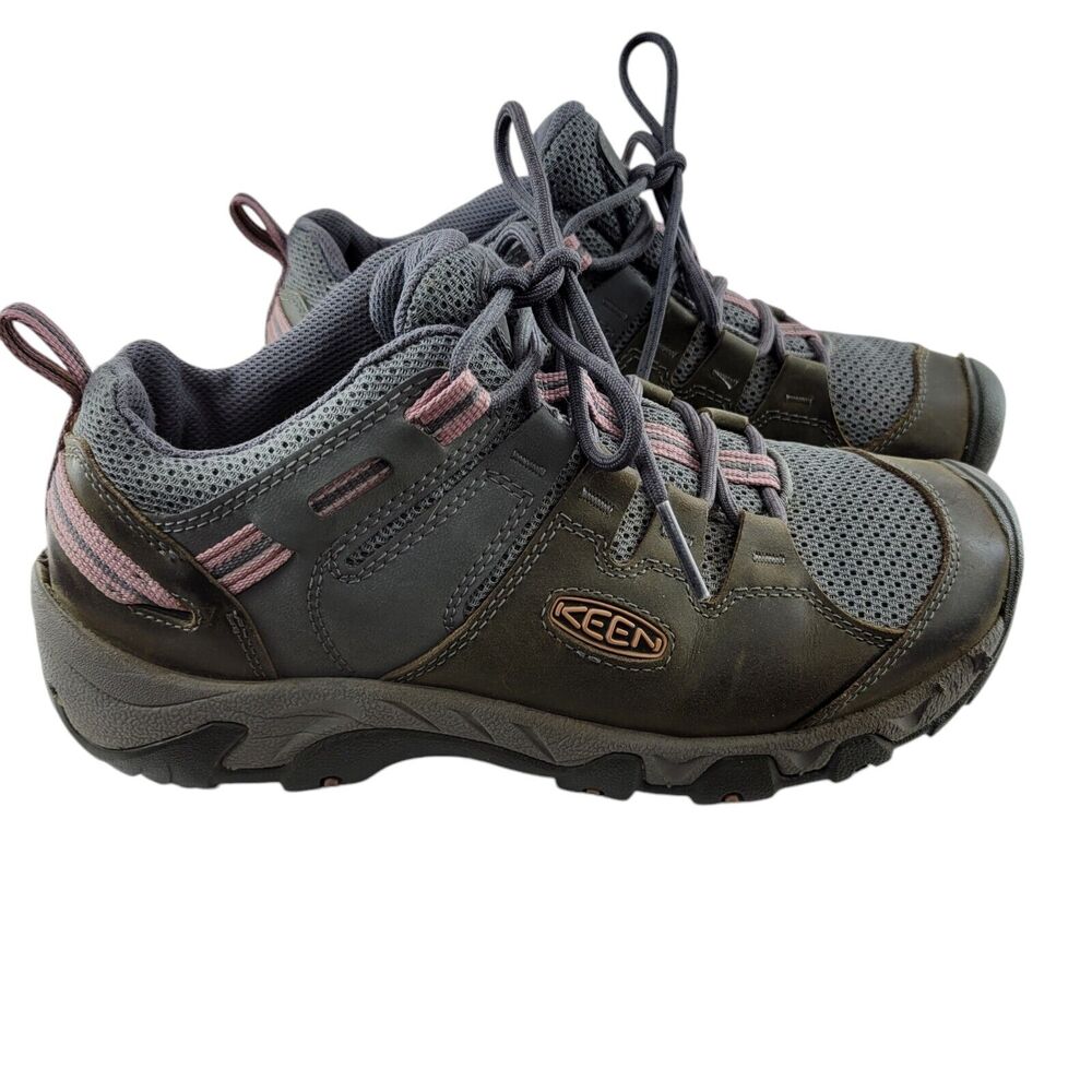 Keen Sneakers Womens 9‎ Steen Vented Hiking Gorpcore Trail Outdoor Gray Pink